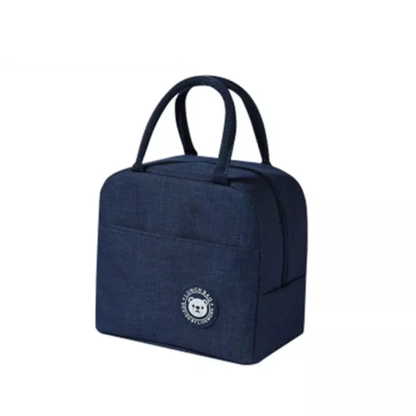 Bolsa Térmica Com Bolso Externo Para Marmita Viagem - Imagem 2