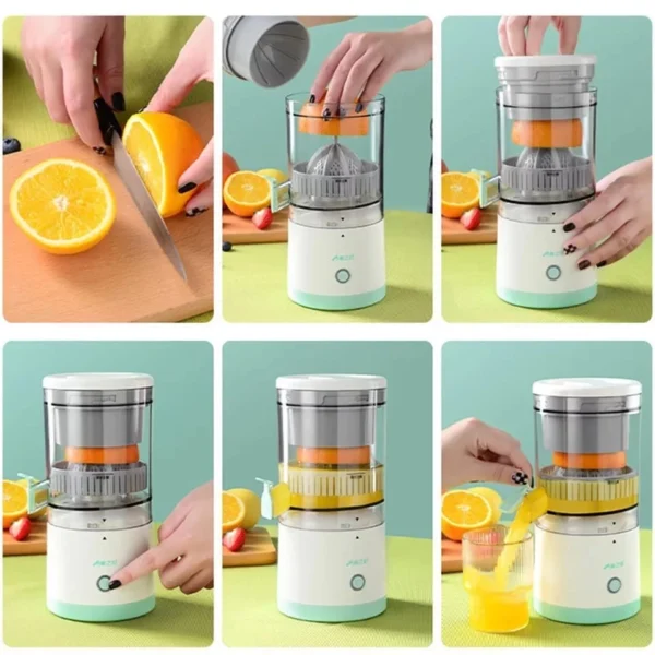 Espremedor Extrator Industrial Sucos Laranja Limão Frutas Inox Copo - Imagem 6