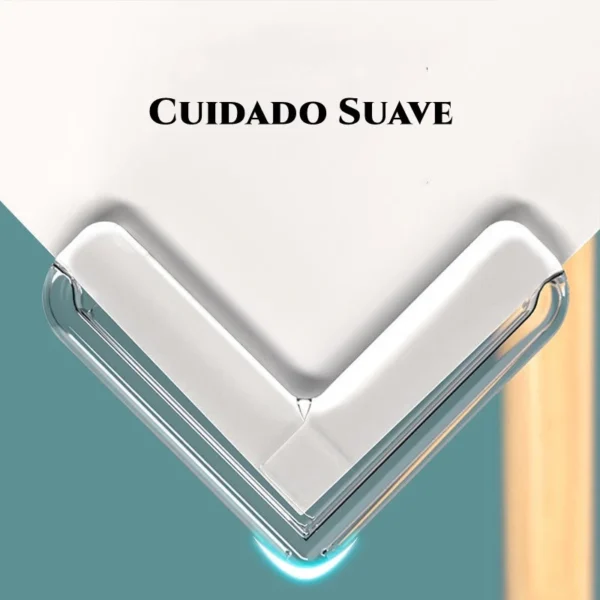 4 Protetor De Quina Silicone Mesa Segurança Para Crianças E Bebes Proteção Anti-colisão - Imagem 4