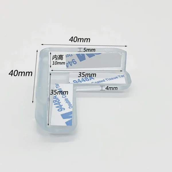 4 Protetor De Quina Silicone Mesa Segurança Para Crianças E Bebes Proteção Anti-colisão - Imagem 9