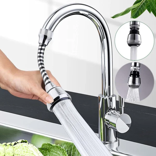 Torneira Bico Adaptador Extensor Flexível De Pia Economiza de Agua