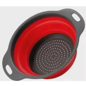 Escorredor de macarrão e alimentos Retrátil de Silicone Redondo 2262