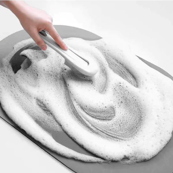 Tapete de banho piso banheiro antiderrapante super absorvente secagem rápida - Imagem 3