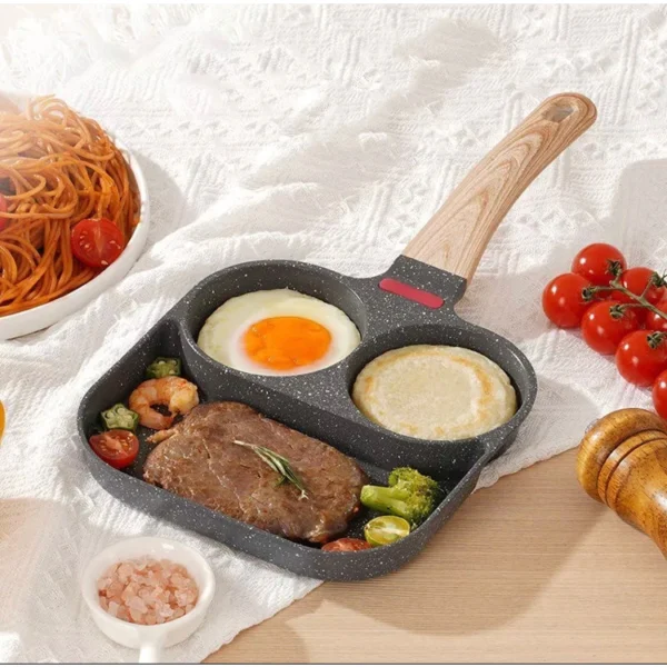 Panela Antiaderente Frigideira de Ovo Hambúrguer Carne Multifuncional 2023 - Imagem 10