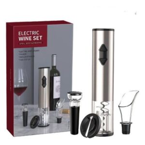 ABRIDOR DE VINHO ELÉTRICO SACA ROLHAS A PILHA KIT