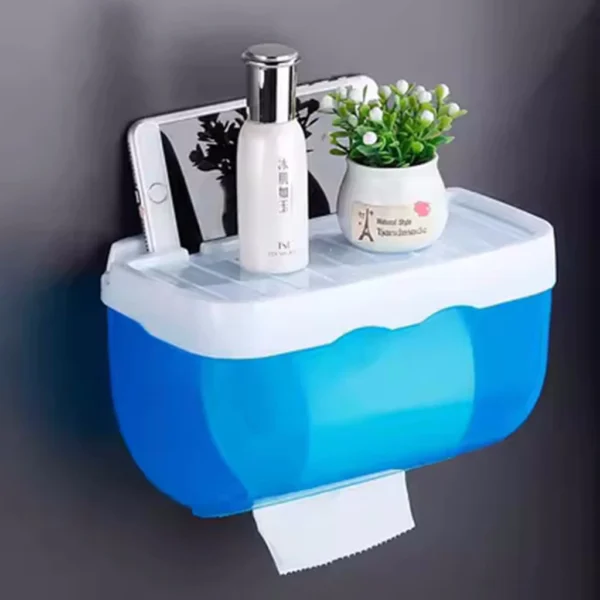 Suporte De Papel Higiênico De Parede À Prova D 'Água Multifuncional - Imagem 12