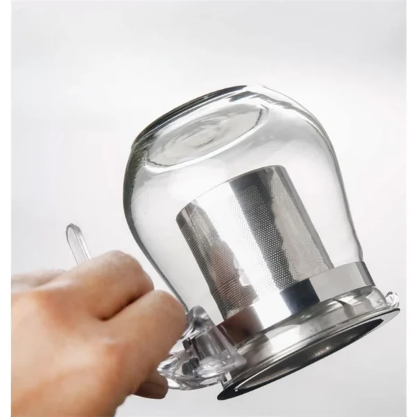 novo:Chaleira Chá Vidro Infusor 750ml Bule Chá - Imagem 10
