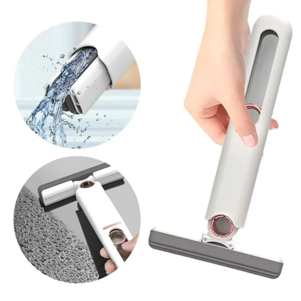 Mini Rodo Esfregão Absorvente Portátil Limpeza Multifuncional Mesa Janela - Imagem 8