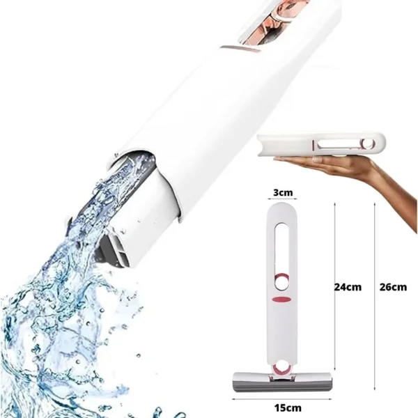 Mini Rodo Esfregão Absorvente Portátil Limpeza Multifuncional Mesa Janela - Imagem 9