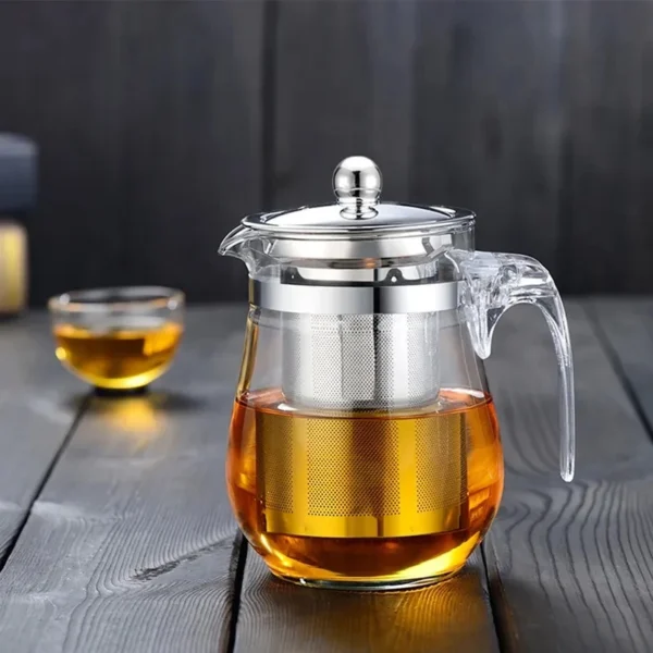 novo:Chaleira Chá Vidro Infusor 750ml Bule Chá - Imagem 9