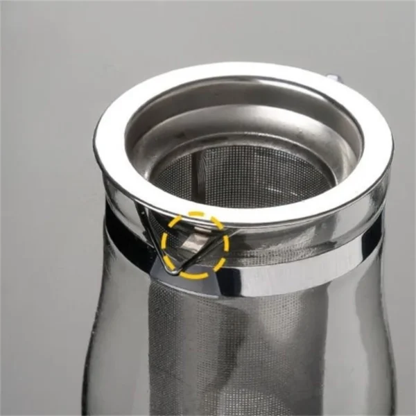 novo:Chaleira Chá Vidro Infusor 750ml Bule Chá - Imagem 6